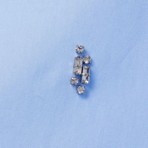 A.L.C. Monica crystal-embellished cotton-twill shirt - Picture 6 of 10